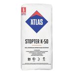 Atlas Stopter K-50 - 2 en 1 – adhésif blanc pour fixer polystyrène expansé, panneaux XPS, panneaux de laine minérale et enrober le treillis