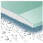 Plaque de plâtre imprégnée GKBI 12.5 x 1200 x 2600 mm