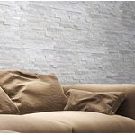 BIANCO, plaquette de parement en pierre naturelle pour intérieur