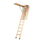 FAKRO Escalier escamotable LWK Plus, avec une echelle en bois
