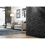 NERO, plaquette de parement en pierre naturelle