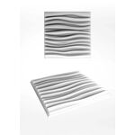 Panneaux en gypse WAVE S (48x48 cm)