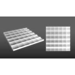 Panneaux en gypse LUMI (72x72 cm)