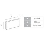 CRETA 01, Plaquette de parement intérieur en gypse