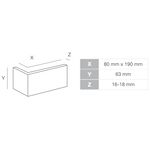 LOFT 1, brique en gypse pour intérieur