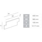 NERO, plaquette de parement en pierre naturelle