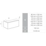 VENEZIA 01, Plaquette de parement intérieur en gypse