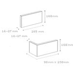 ROMA 1, Plaquette de parement intérieur et extérieur