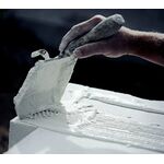 Mortier adhésif blanc pour béton cellulaire, application en couche mince