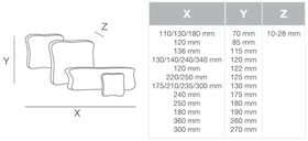 CALABRIA 01, Plaquette de parement extérieur et intérieur