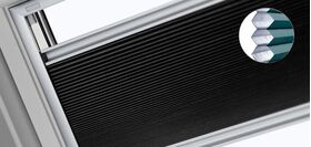 VELUX FHC | Store plissé occultant et isolant pour fenêtres de toit VELUX