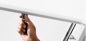 Store rideau VELUX RHL avec des crochets