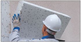 Atlas Hoter U – 2 en 1 - mortier de collage pour mousse polystyrène extrudée, panneaux XPS et noyer le treillis