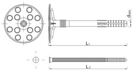 Cheville à frapper KI 10