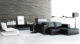 Panneaux en gypse WAVE M (72x72 cm)