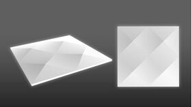 Panneaux en gypse MOKO S (72x72 cm)