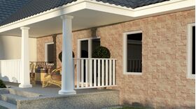 ROMA 1, Plaquette de parement intérieur et extérieur