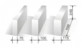 Bloc béton cellulaire SOLBET PP2-050 | Valeur R jusqu'à 1,42