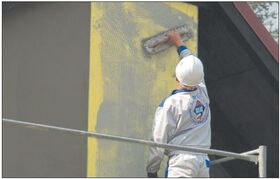 Atlas Hoter U – 2 en 1 - mortier de collage pour mousse polystyrène extrudée, panneaux XPS et noyer le treillis