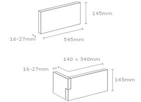 LYON 01, Plaquette de parement extérieur et intérieur