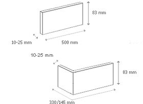 DUBLIN 3, brique en béton avec joint intégré