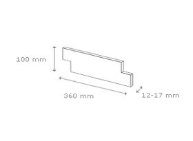 PRETO, plaquette de parement en pierre naturelle