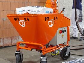 Knauf MP75 light, enduit à base de plâtre allégé, application mécanique