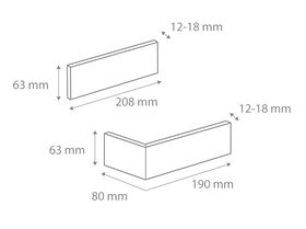 CAMBRIDGE 2, brique en béton pour mur intérieur et extérieur