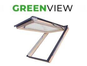 Fenêtre de toit FAKRO FPP-V MAX U41 APMX | GreenView | Triple vitrage | Bois 