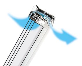 Fenêtre de toit FAKRO PTP-V P50 ABMX  | GreenView | Triple vitrage | PVC