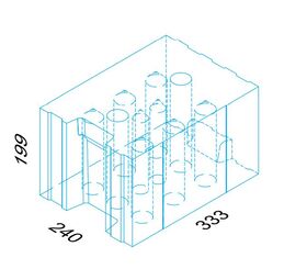 Silka - Kalksand Lochstein 240x199x333