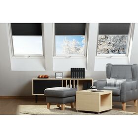 Fenêtre de toit FAKRO FTU-V U4, en bois, rotation, couleur blanche