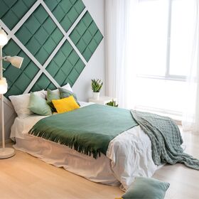 STEGU Panneau mural tapissé | Melange carré 30x30