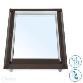 SkyFens SkyLight PLUS TERMO | PVC Fenêtre de toit à double, VSG vitrage, à pivot haut, du groupe suisse Arbonia