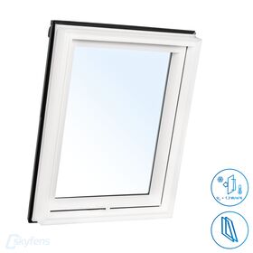 SkyFens SkyLight PLUS TERMO | PVC Fenêtre de toit à double, VSG vitrage, à pivot haut, du groupe suisse Arbonia