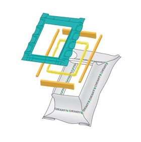 Kit de raccordement d'étanchéité FAKRO XDK (XDP + XDS)