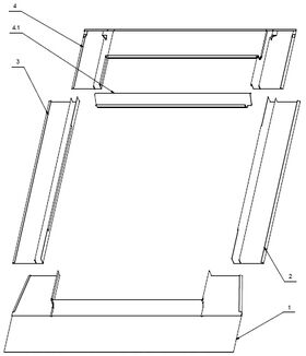 Raccordement Skyfens Supro P pour matériaux de revêtement plats