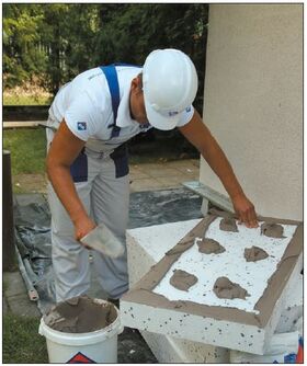 Atlas Hoter S – mortier de collage pour application de XPS et EPS