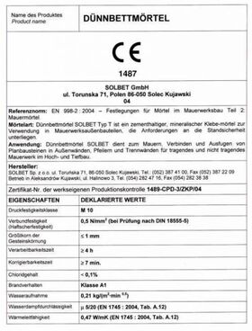 Mortier adhésif blanc pour béton cellulaire, application en couche mince