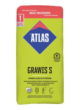 Atlas Grawis S - mortier de collage pour mousse polystyrène extrudée et XPS