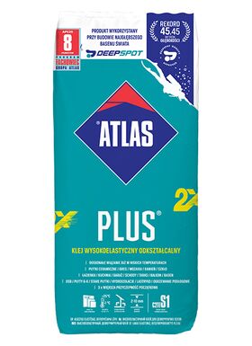 ATLAS PLUS, colle déformable, haute élasticité et adhérence (C2TES1, 2-10 mm)