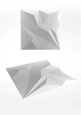 Panneaux en gypse DENALI (72x72 cm)