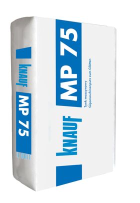 Knauf MP75, enduit à base de plâtre, application mécanique