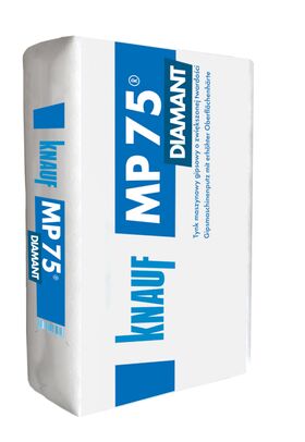 Knauf MP75 Diamant, enduit à base de plâtre à haute dureté, application mécanique