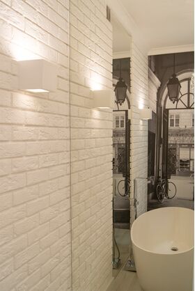 PARMA 01, brique en gypse pour intérieur avec joint intégré