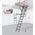 FAKRO Escalier escamotable LMK, avec une echelle en metallique